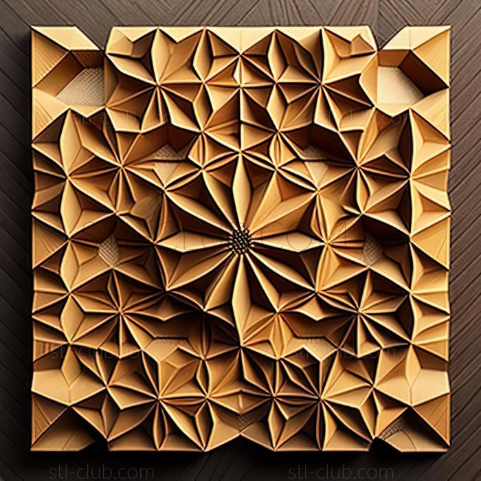 3D model st geometric pattern (STL)